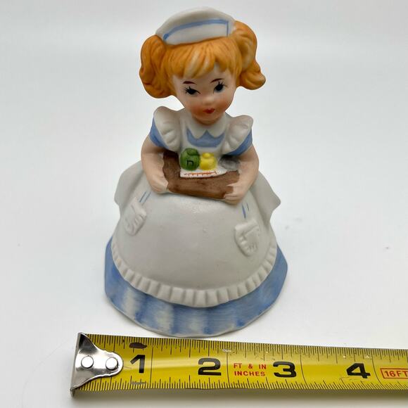 Vintage 1979 MSR Imports Porcelain Bell Blonde Nurse Collectible - Picture 8 of 8